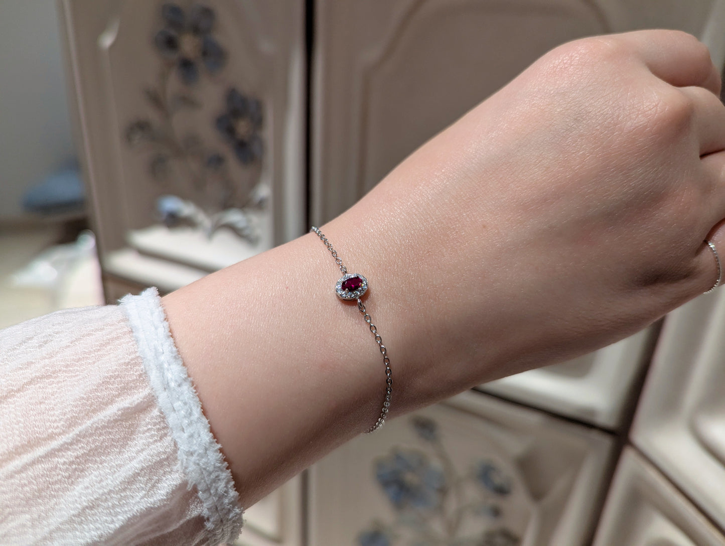 "Lumière" Armband - Ruby Kiss