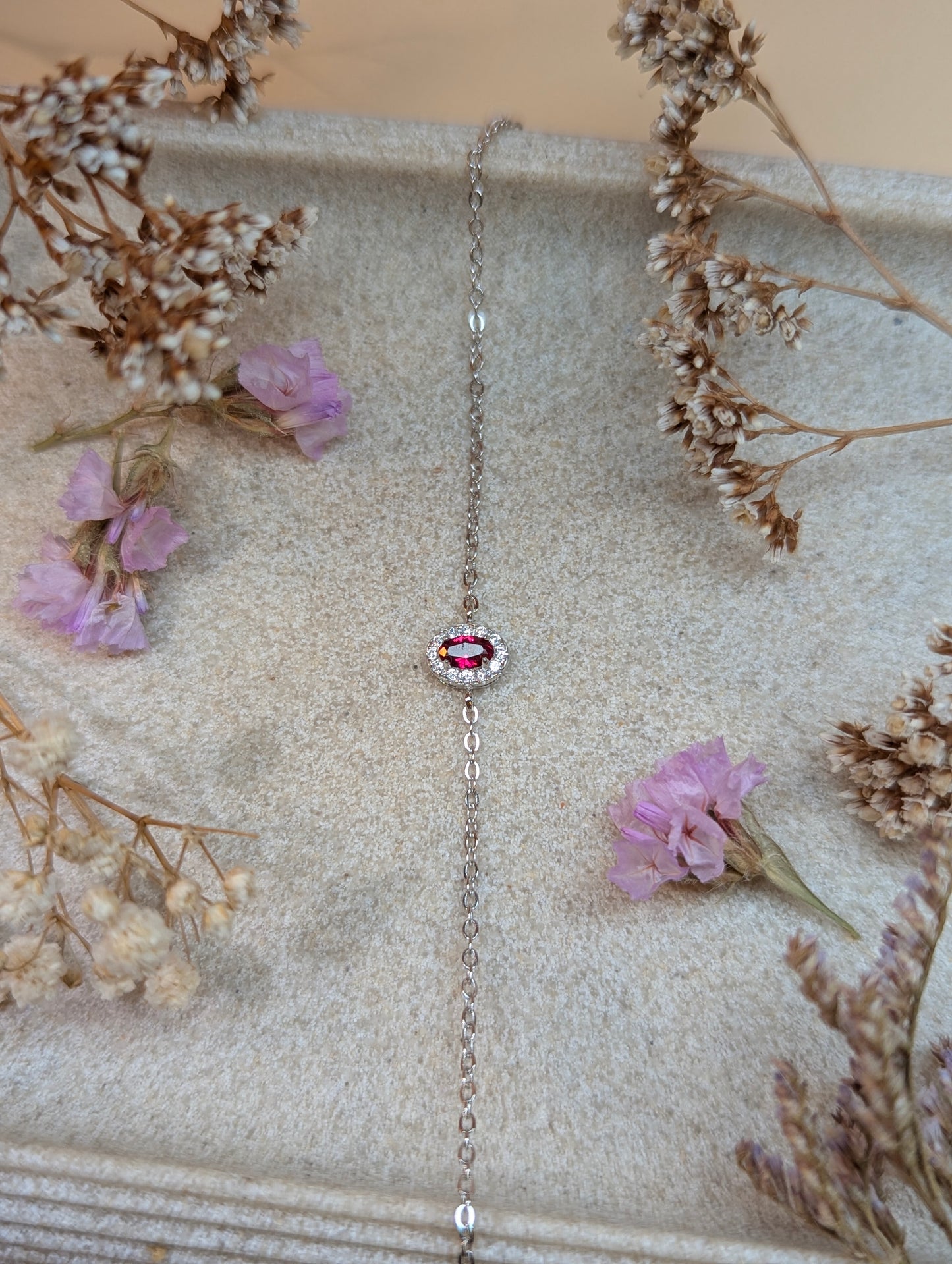 "Lumière" Armband - Ruby Kiss