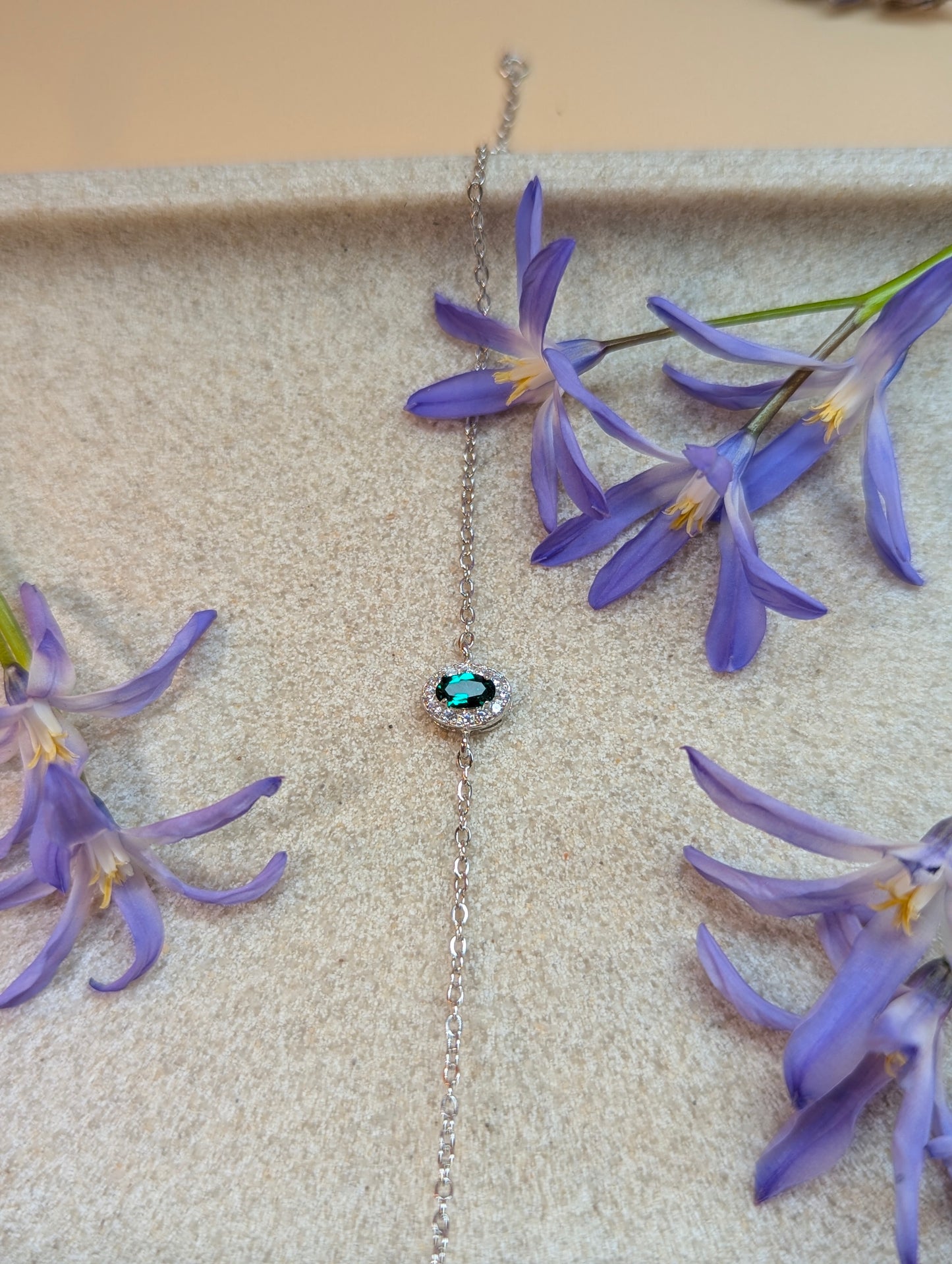 "Lumière" Armband - Emerald Glow