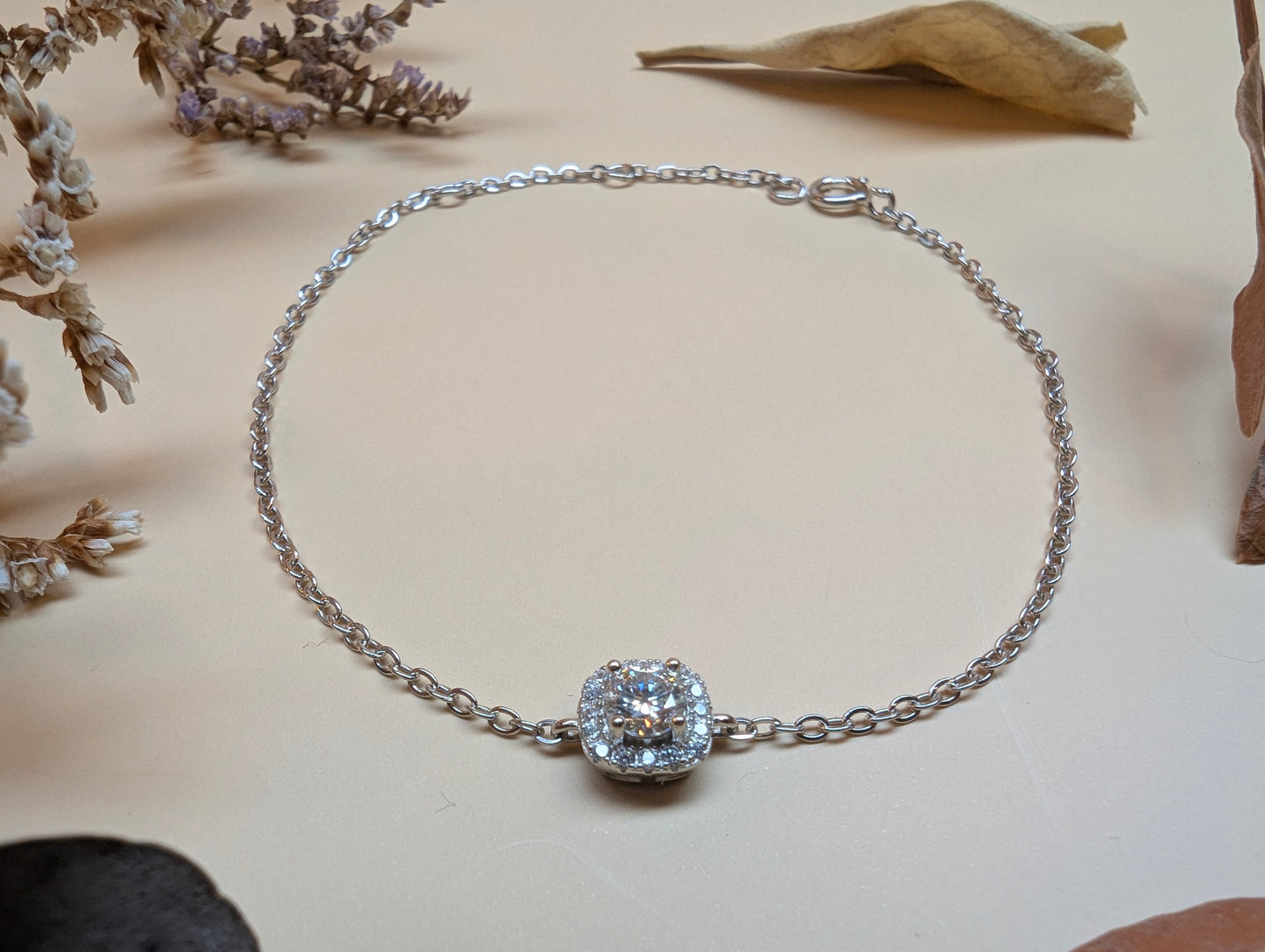 "Sucre" Moissanit-Armband 0,50 Karat in 925er Silber (Kopie)