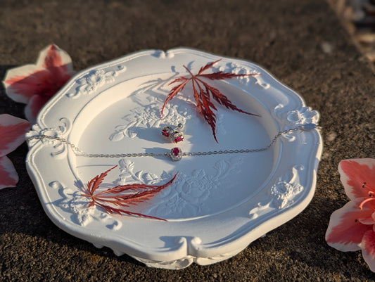 "Lumière" Armband - Ruby Kiss